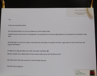 Aanraakschilderij Creating order (kinderen) Children's Support Series