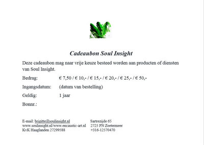 Cadeaubon Soul Insight